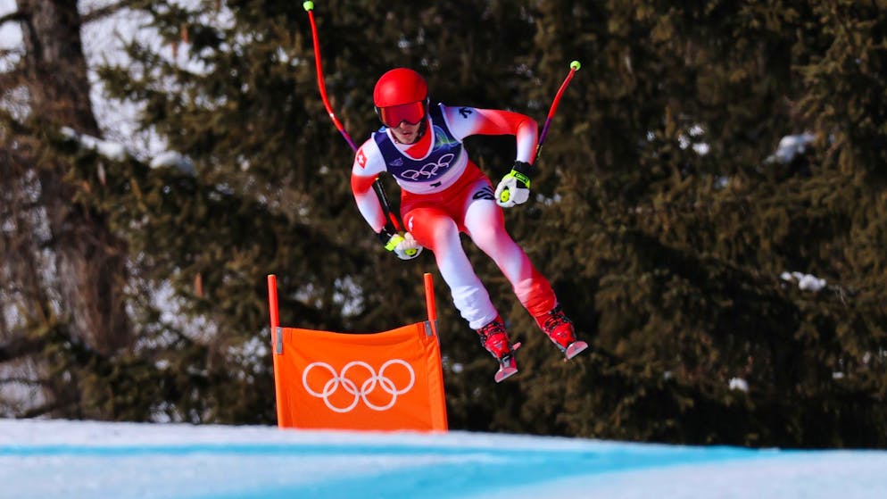Super-G in the ticker. Brignone in the lead with a super run - Blanc and Suter lose a lot of time