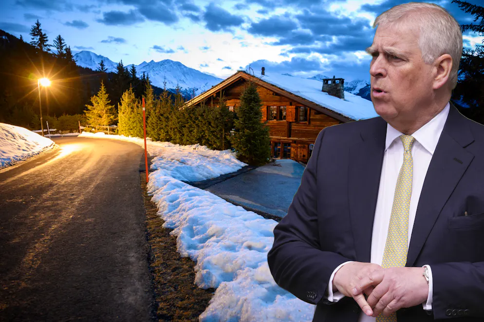 Prinz Andrew lebte in diesem Chalet in Verbier VS. 