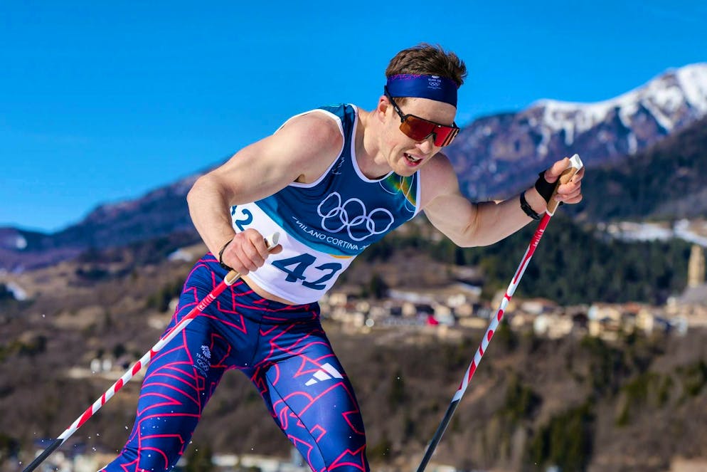 The best pictures of the 2026 Olympic Games in Milano Cortina. Great Britain's Andrew Musgrave has his own tactics for dealing with the comparatively warm temperatures in Tesero.