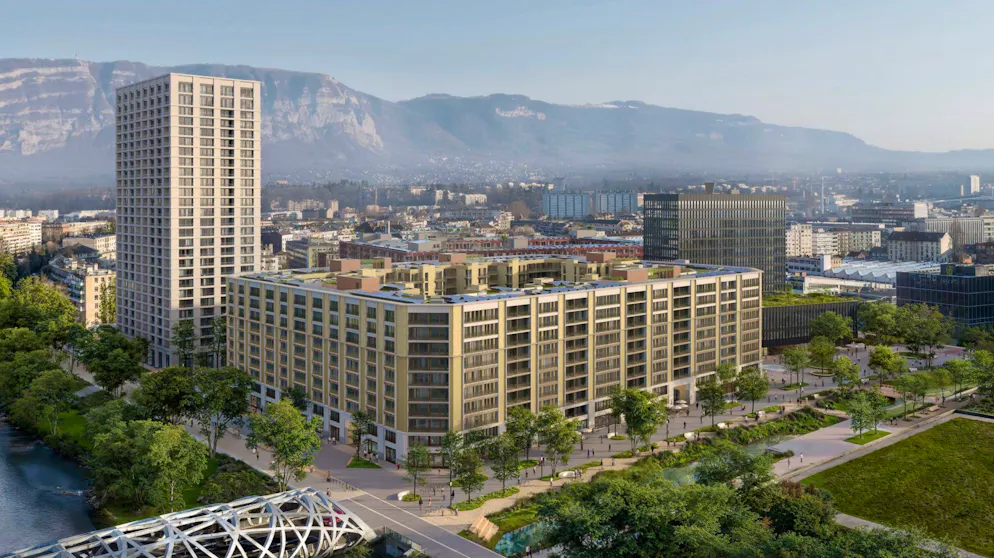 La tour Atura, plus haut immeuble résidentiel de Genève, fait l'objet d'un engouement inédit: 5000 candidatures pour 256 appartements ont été reçues, poussant Swiss Life à suspendre temporairement les inscriptions.