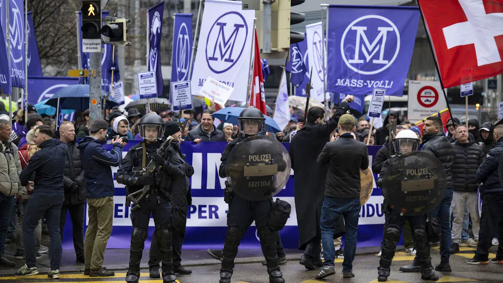 Saint-Gall. 1000 personnes ont manifesté contre une obligation vaccinale