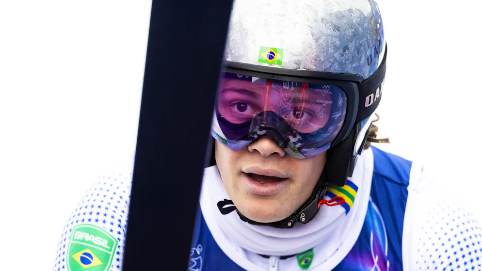 Lucas Pinheiro Braathen a été intouchable lors de la première manche du géant olympique.