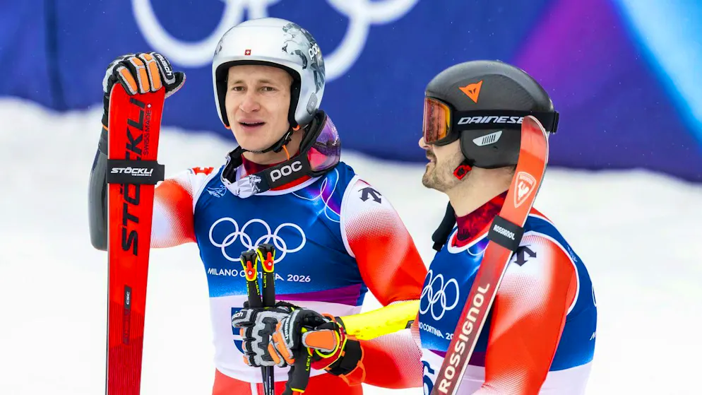 Marco Odermatt e Loïc Meillard fanno risultato nello slalom gigante. Ma non abbastanza per l'oro.