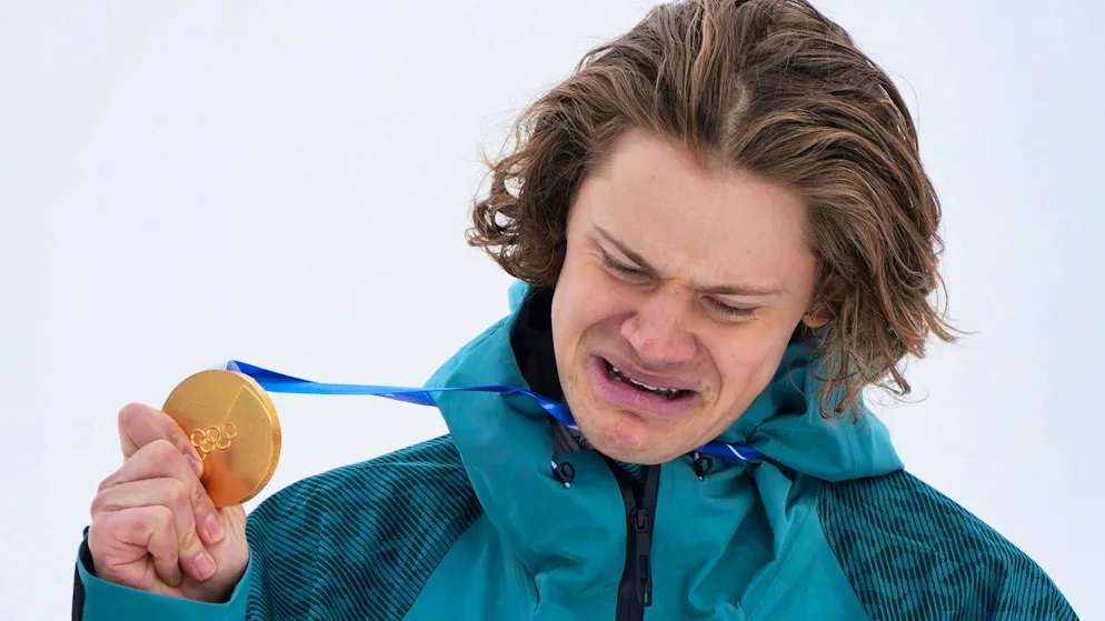 Grandi emozioni per il campione olimpico di slalom gigante Lucas Pinheiro Braathen.