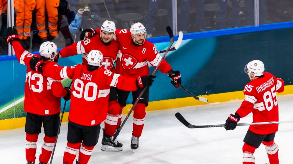 Ice hockey. Switzerland ends preliminary round with 4:3 win over Czech Republic