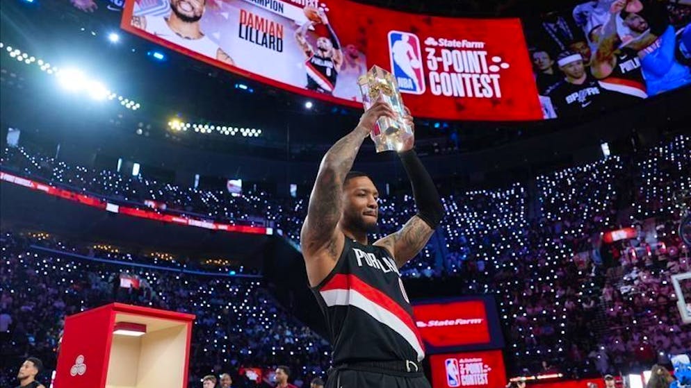 All-Star Saturday. Lillard è il migliore della sfida da tre punti