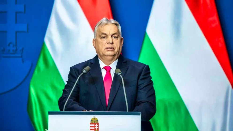 ARCHIVE - Hungarian Prime Minister Viktor Orban speaks at his annual press conference in Budapest, Hungary, January 5, 2026. photo: Marton Monus/-/dpa (archive photo)
