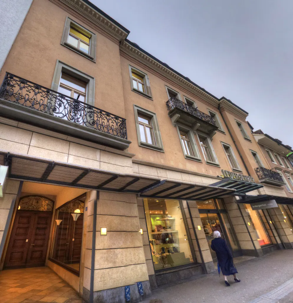 So sah das Gebäude vor der Renovation aus. 