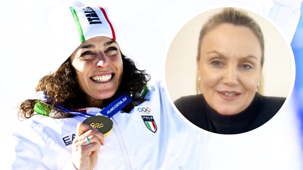 From sickbed to double gold. Sonja Nef on Brignone: 