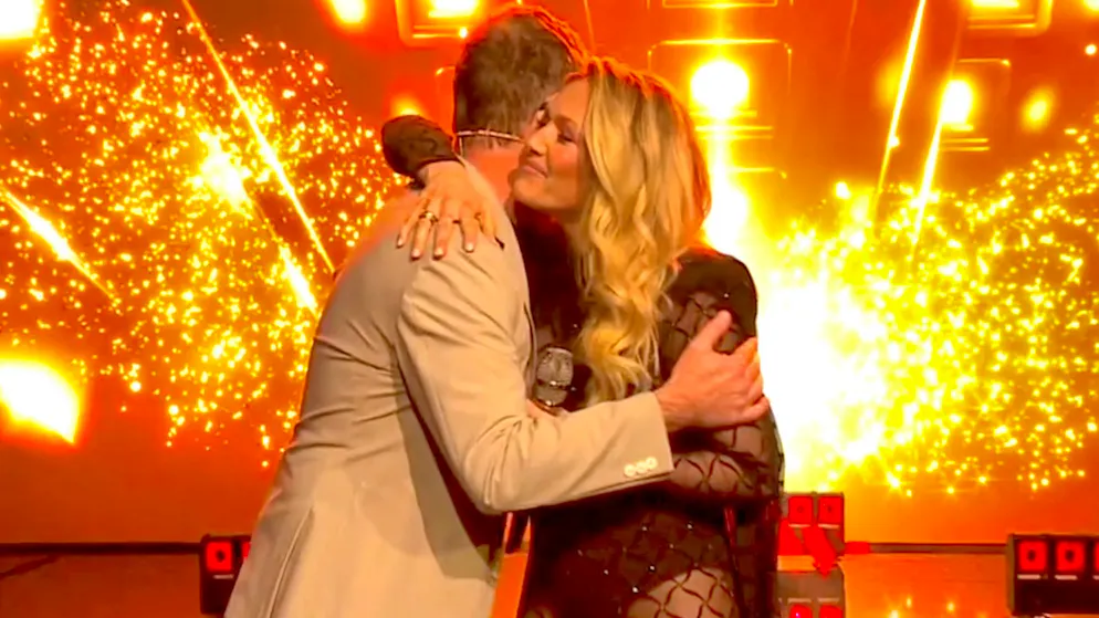 Allowing more closeness than ever before: Superstar Helene Fischer on "Happy Day" with presenter Nik Hartmann.