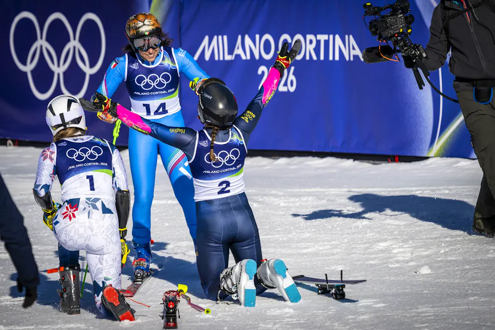 Seconda settimana delle Olimpiadi di Milano-Cortina. La norvegese Thea Louise Stjernesund e la svedese Sara Hector, seconde a pari merito, si inchinano alla Tigre, Federica Brignone, che vince l'oro nel Gigante. Lontane le svizzere.  
