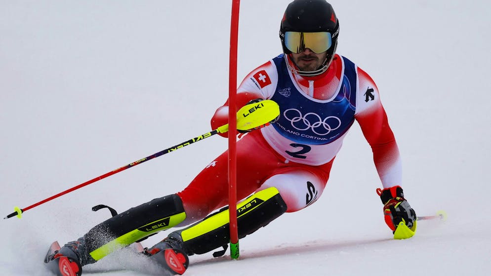 Festival of failures in the slalom. McGrath leads - Meillard on course for his third medal