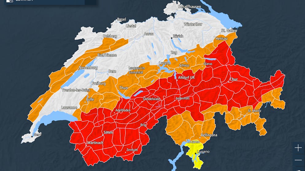 Wetter-Ticker. Weiter erhebliche bis grosse Gefahr durch Schnee und Lawinen +++ Neuschnee fällt