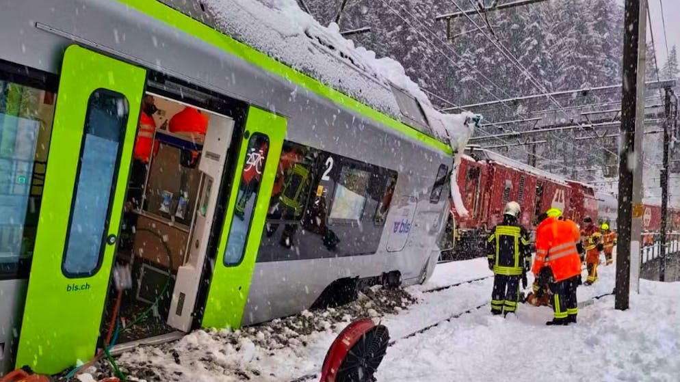 Wetter-Ticker. Bahnstrecke bei Goppenstein bleibt noch tagelang gesperrt