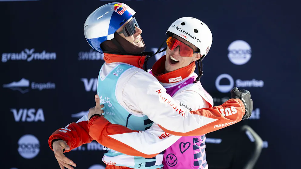 Tant Pirmin Werner que Noé Roth espèrent offrir à la Suisse une médaille à Livigno.