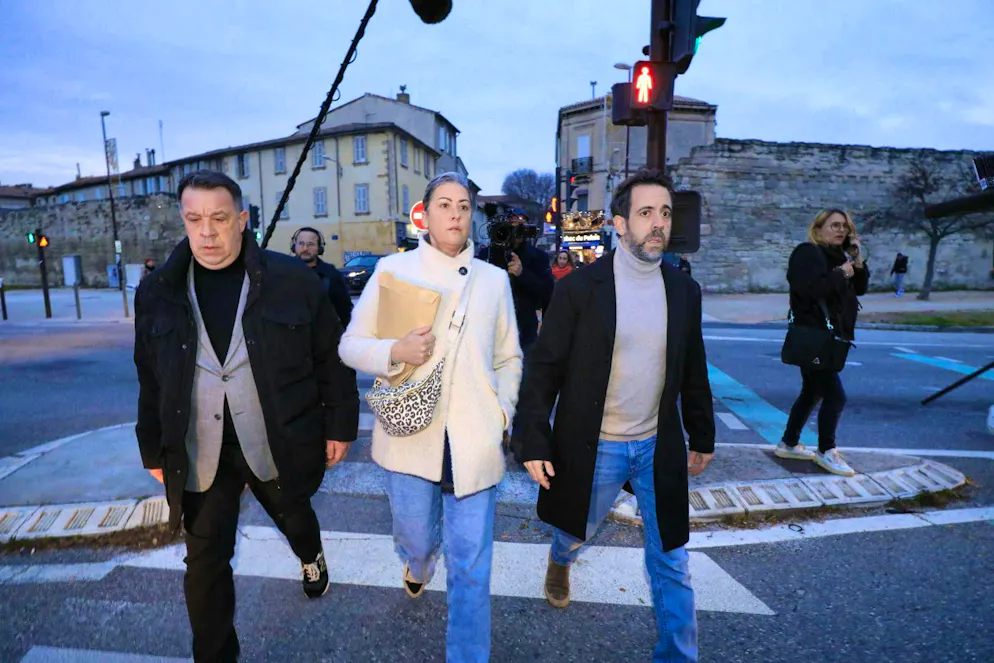 For David Pelicot, Caroline Darian and Florian Pelicot (from left to right), Dominique Pelicot quickly went from father to monster.