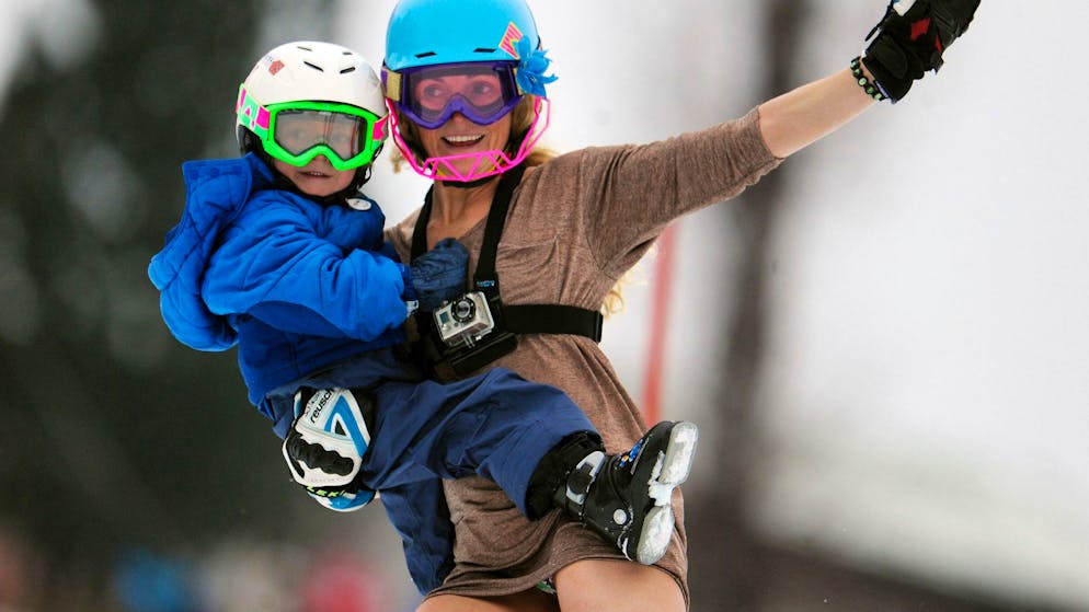When the little ones cheer at the finish line. These are also the Olympic Games of successful mothers