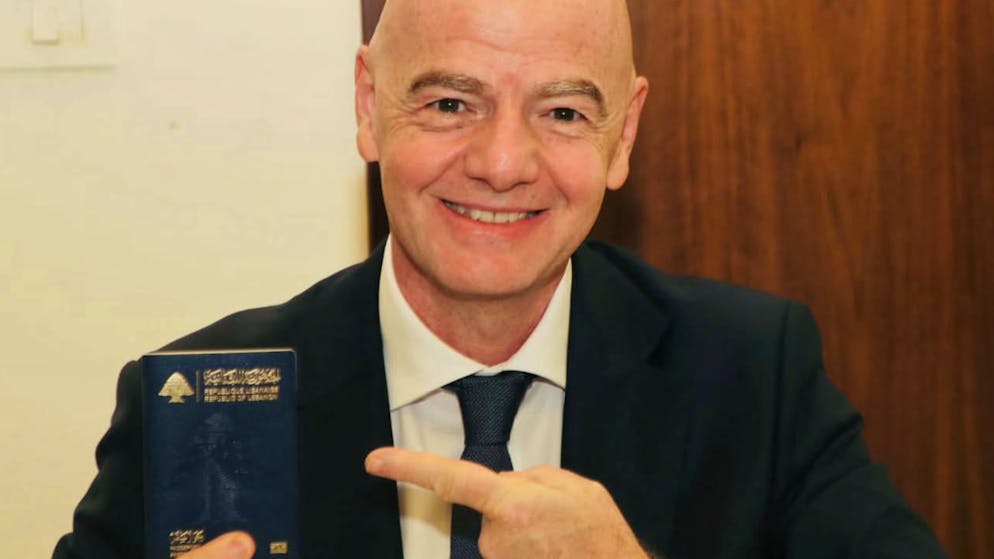 Weitere Staatsbürgerschaft für FIFA-Boss. Gianni Infantino: «Ich bin stolz, Libanese zu sein»
