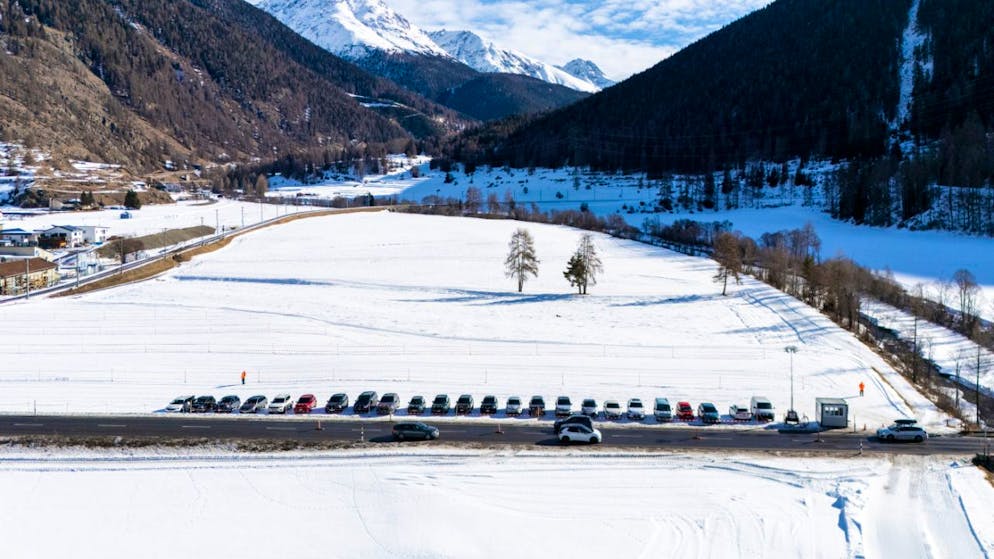A Zernez. Troppo pochi utilizzatori, chiude uno dei park and ride installati per l'afflusso alle Olimpiadi