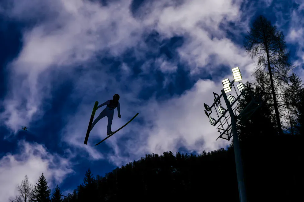 Die besten Bilder der Olympischen Spiele 2026 in Milano Cortina. Hat wohl bald ein neues Profil-Bild: Nordisch-Kombinierer Kristjan Ilves.