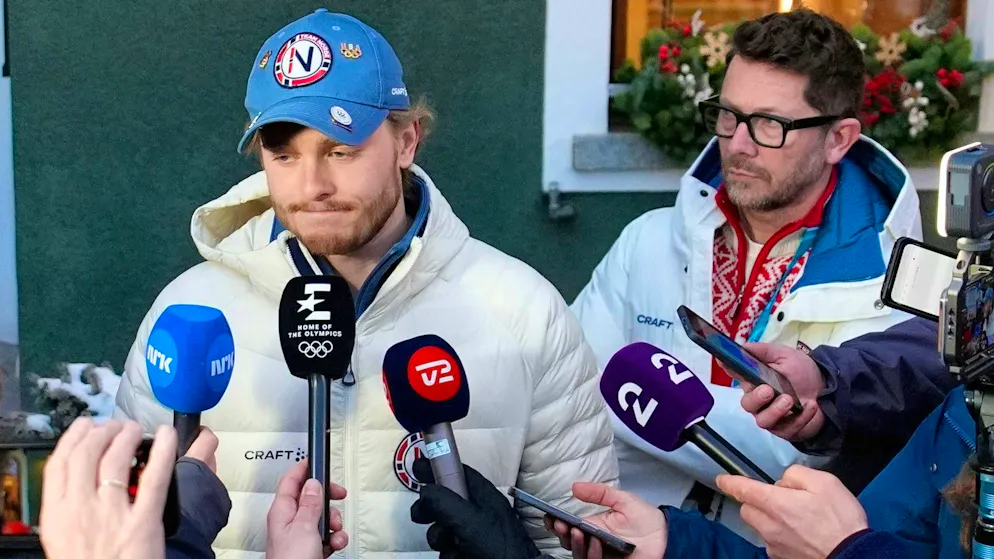 Atle Lie McGrath parla del suo dramma in slalom lunedì sera.