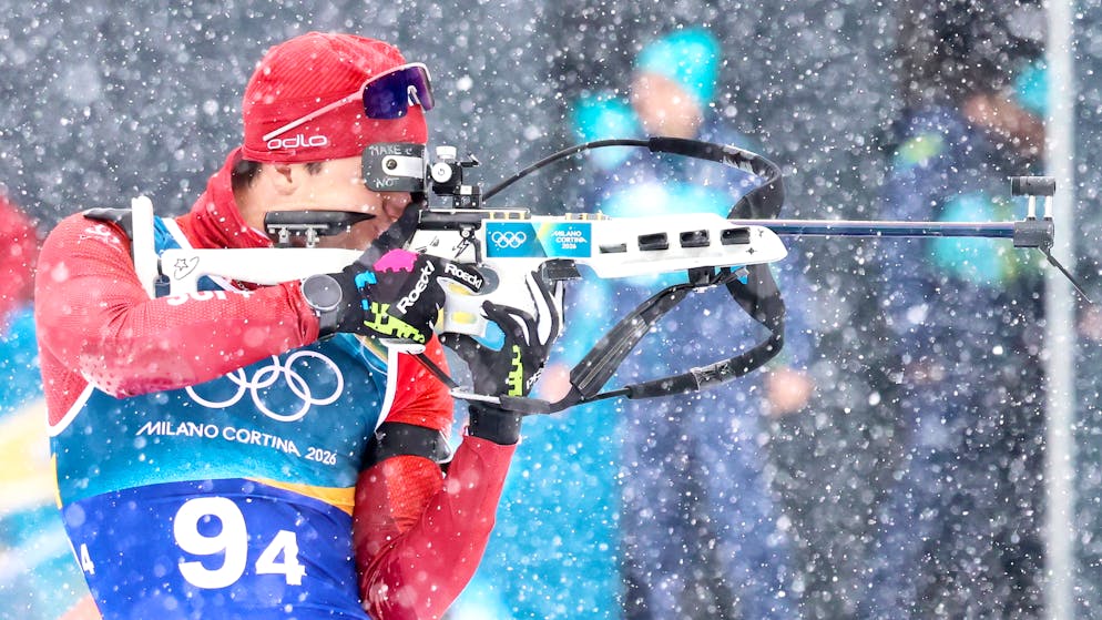 JO 2026 - Biathlon. Le relais suisse masculin à la 8e place, les Français triomphent