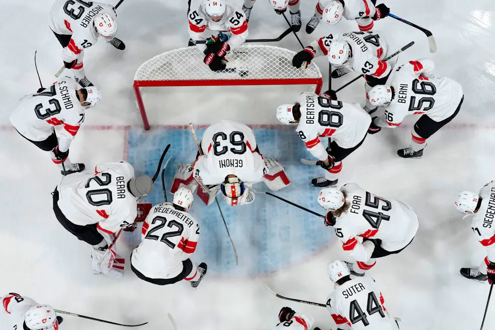 Seconda settimana delle Olimpiadi di Milano-Cortina. La Svizzera si appresta ad affrontare la Finlandia.