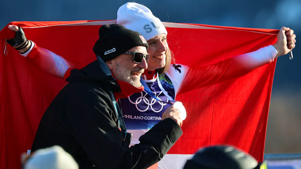 JO 2026 - Ski alpin. «Je la voulais tellement pour lui» - Une médaille pleine d’émotion pour Camille Rast