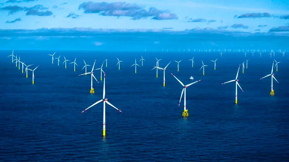 Wind farm areas in the North Sea limited according to Vattenfall CEO (symbolic image)