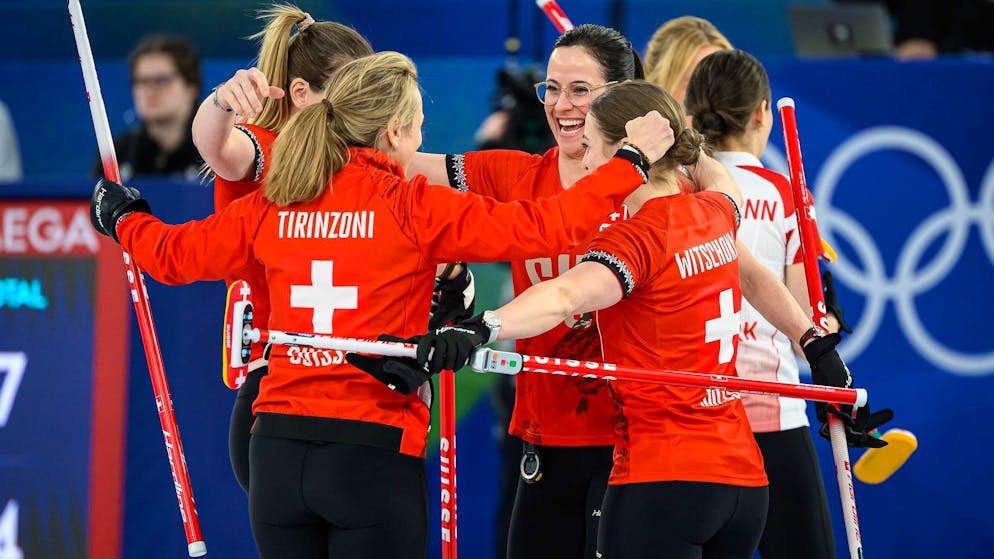 2026 Olympics in the ticker. Swiss curlers beat Denmark and advance to the semi-finals early
