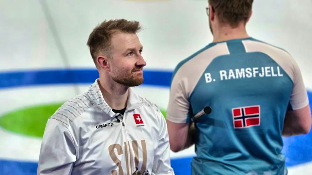 Yannick Schwaller is having a good laugh at the moment