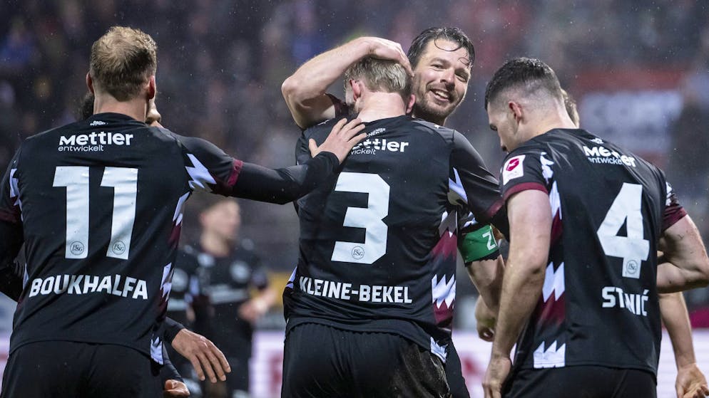 Highlights im Video. St.Gallen feiert Kantersieg in Winterthur