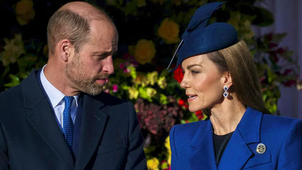 William et Kate lors d'une récente cérémonie en vue de la visite du président fédéral allemand Frank-Walter Steinmeier en décembre 2025.
