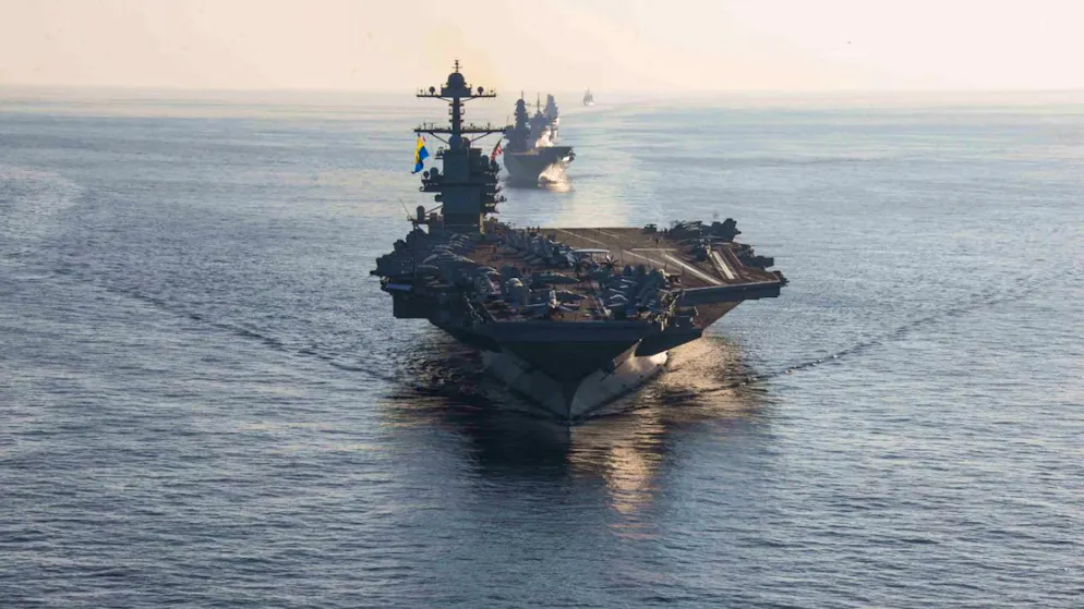 La USS Ford attraverserà lo Stretto di Gibilterra nelle prossime 24 ore e dovrebbe essere di stanza a sud di Cipro tra circa quattro giorni. (foto d'archivio)