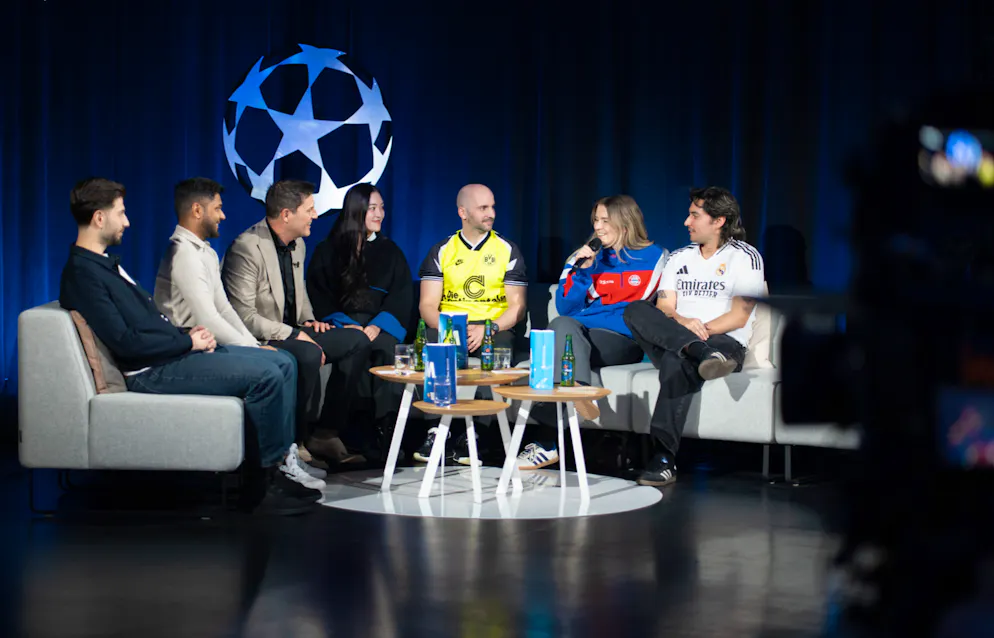 Die Gäste erhielten exklusive Einblicke hinter die Kulissen einer TV-Produktion von blue Sport.