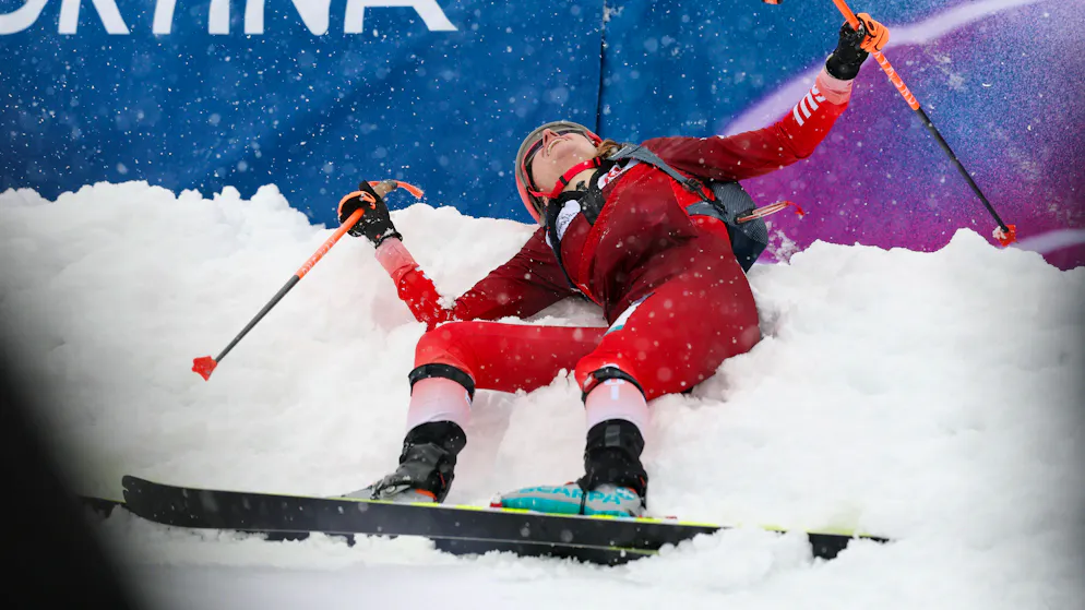 Marianne Fatton. «C'était trop d'émotions alors je suis allée me cacher dans mon tas de neige»