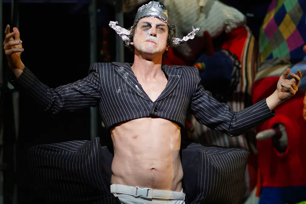 Schauspieler Lars Eidinger bei der Fotoprobe zu «Peer Gynt» an der Berliner Schaubühne im Februar 2020. (Archivbild)