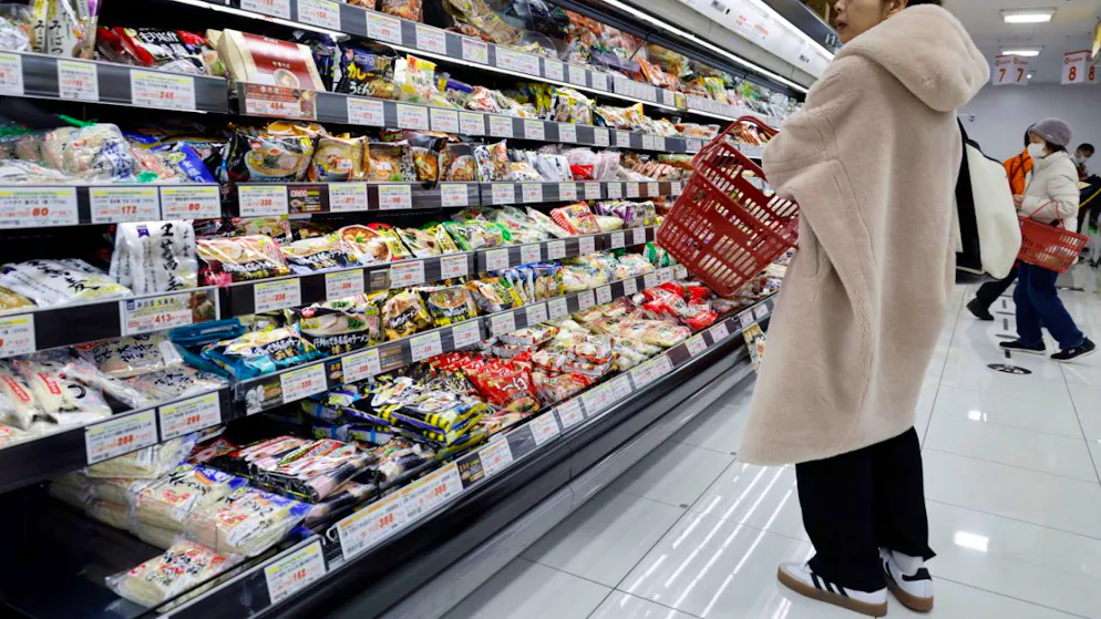 La Première ministre a promis d'exempter les produits alimentaires de la taxe sur la consommation de 8% sur les deux prochaines années pour soulager les ménages face à l'inflation (archives)