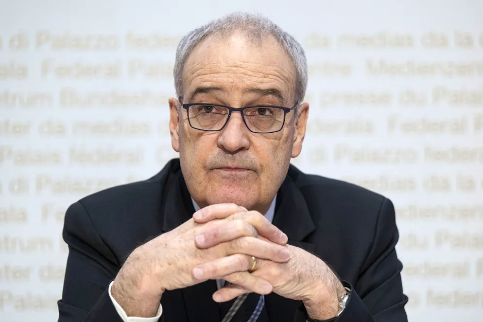Il presidente della Confederazione Guy Parmelin.