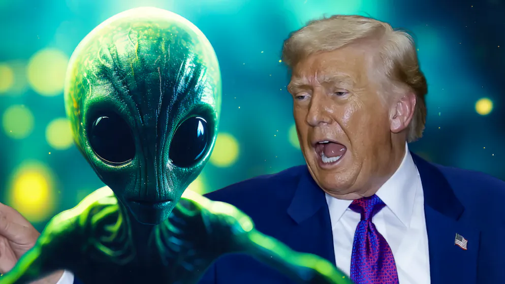 «Sie sind real». Nach Wirbel um Obama-Aussage will Trump jetzt Akten zu Aliens freigeben