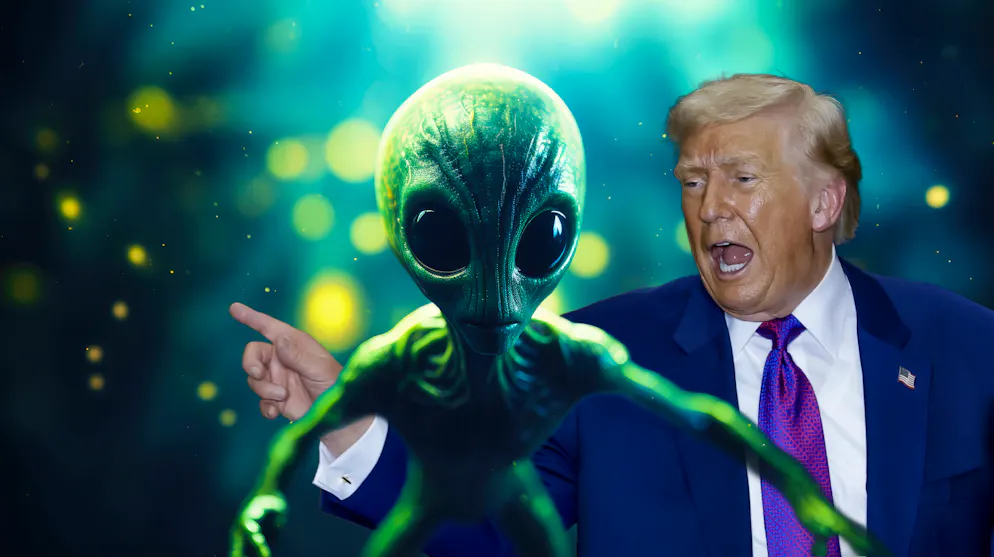 Donald Trump will Akten zu Aliens freigeben. 