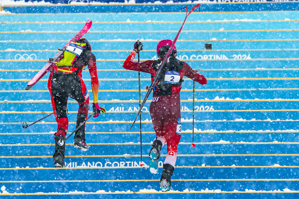 Die besten Bilder der Olympischen Spiele 2026 in Milano Cortina. Muss man gesehen haben: Skibergsteigen!