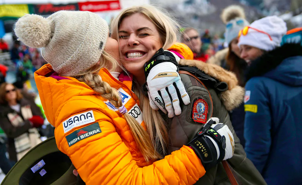 Lindsey Vonn mit Schwester Karin Kildow (Archivbild).