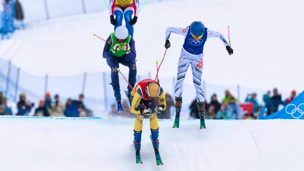 After two bronze medals, Fanny Smith now shines with Olympic silver - Gallery. The battle for the medals is close: Daniela Maier leads ahead of Fanny Smith and Sandra Näslund