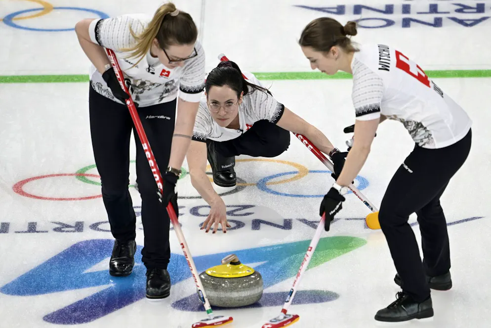 Seconda settimana delle Olimpiadi di Milano-Cortina. Un'azione di gioco.