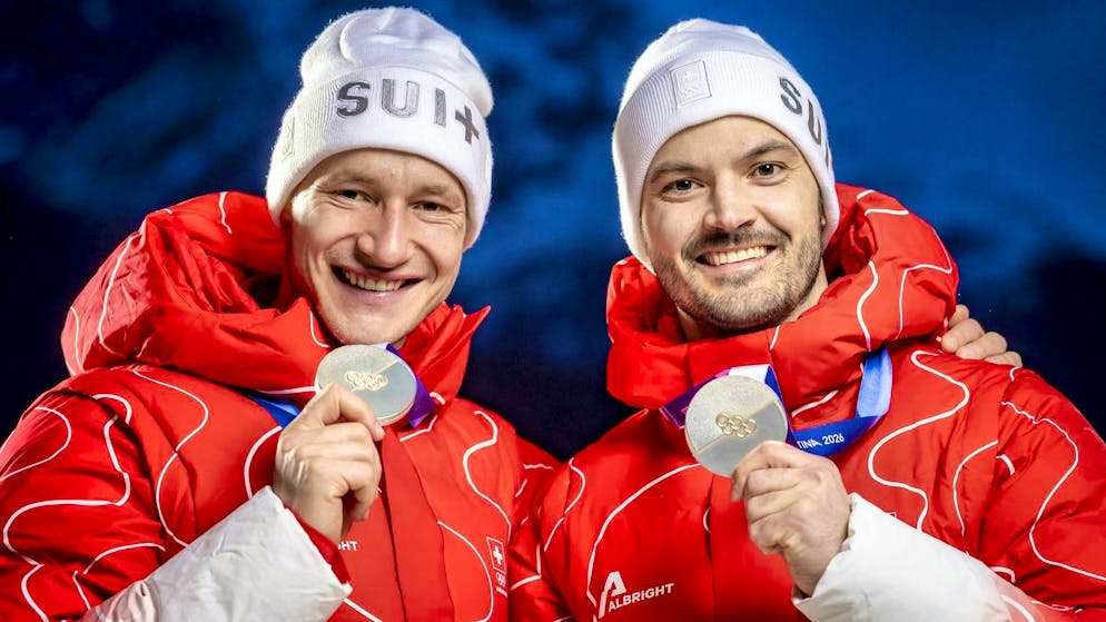 All Swiss Olympic medals. But silver also goes to Switzerland in the team combined thanks to Marco Odermatt and Loïc Meillard.