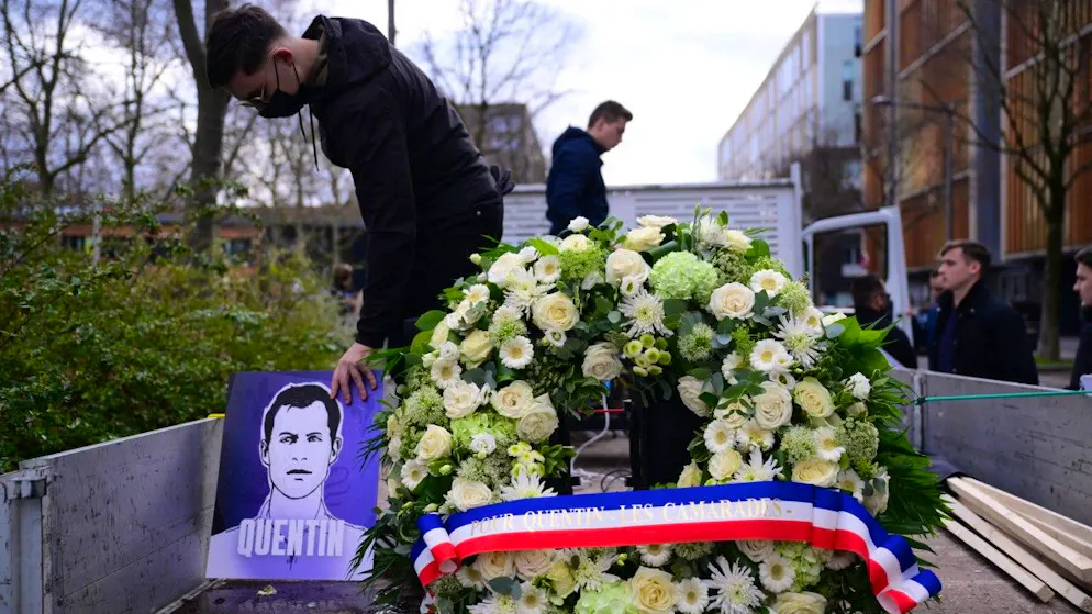 Craintes de dérives violentes. À Lyon, les hommages à Quentin débutent sous haute sécurité