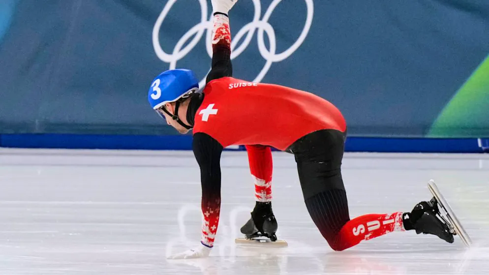 Eisschnelllauf. Livio Wenger scheidet in den Halbfinals aus