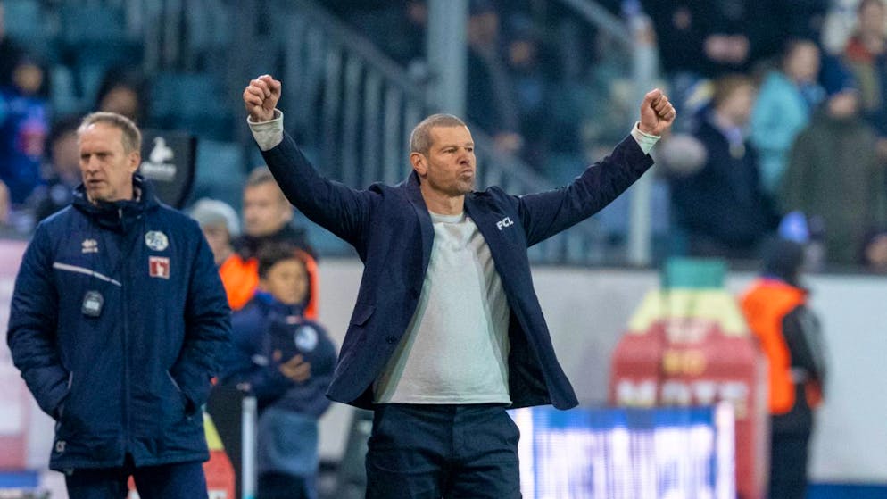 Trainer Mario Frick freut sich über den dritten Sieg in Folge
