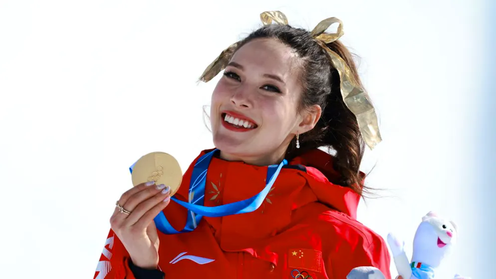 Triumph in der Halfpipe. Freestyle-Superstar Eileen Gu holt doch noch Gold